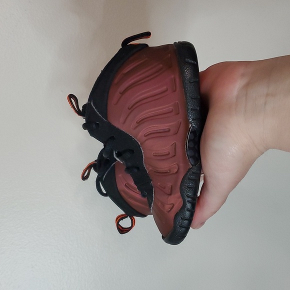 Kids Nike Air Foamposite Pro Hyper Crimson Size 7c Toddler Unisex Streetwear - Picture 4 of 11
